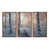 Toile avec cadre flottant brun