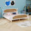 Structure de lit en rotin de style traditionnel-751117871-751117869