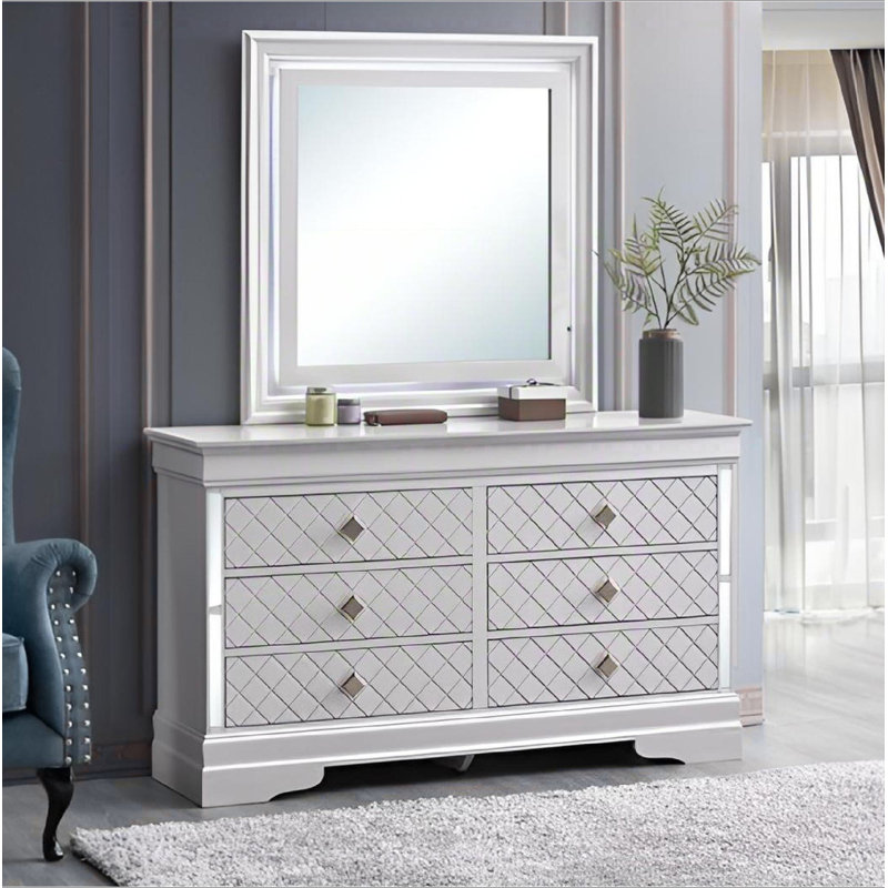 Commode Verona G6735-D (sans miroir), Blanc