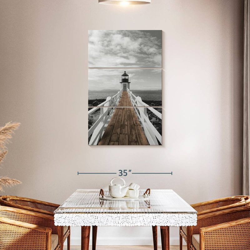 Nicci Port Clyde Lighthouse, 32" H x 20" W