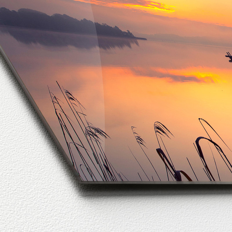 No Frame Print on Glass, 50 cm H x 125 cm W x 1.4 cm D