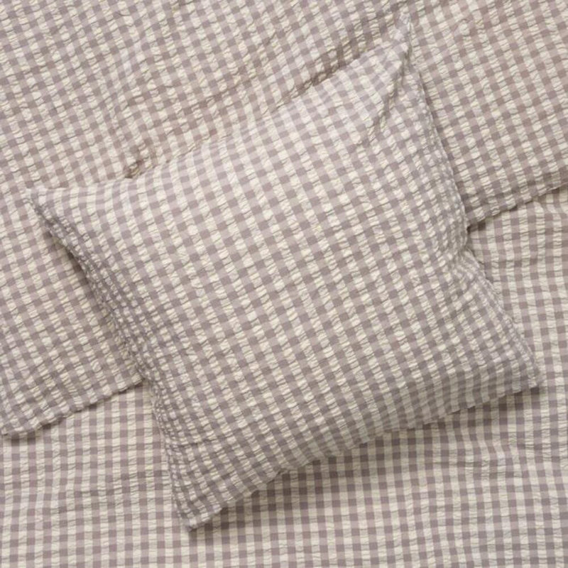Baek And Bolge Duvet Cover, Twin Duvet Cover + 1 Standard Pillowcase, Gray/Birch
