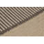 Rug & Kilim’S Accent Kilim, Square Rug With Textural Beige And Gray Stripes