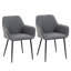 Indeigh 19'' H Tufted Linen Upholstered Armchair-345105659