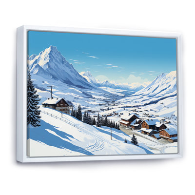 Alpinisme Solitude Winter Glow II - montagnes d'hiver, impressions sur toile