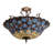 Afkar Glass Semi Flush Mount
