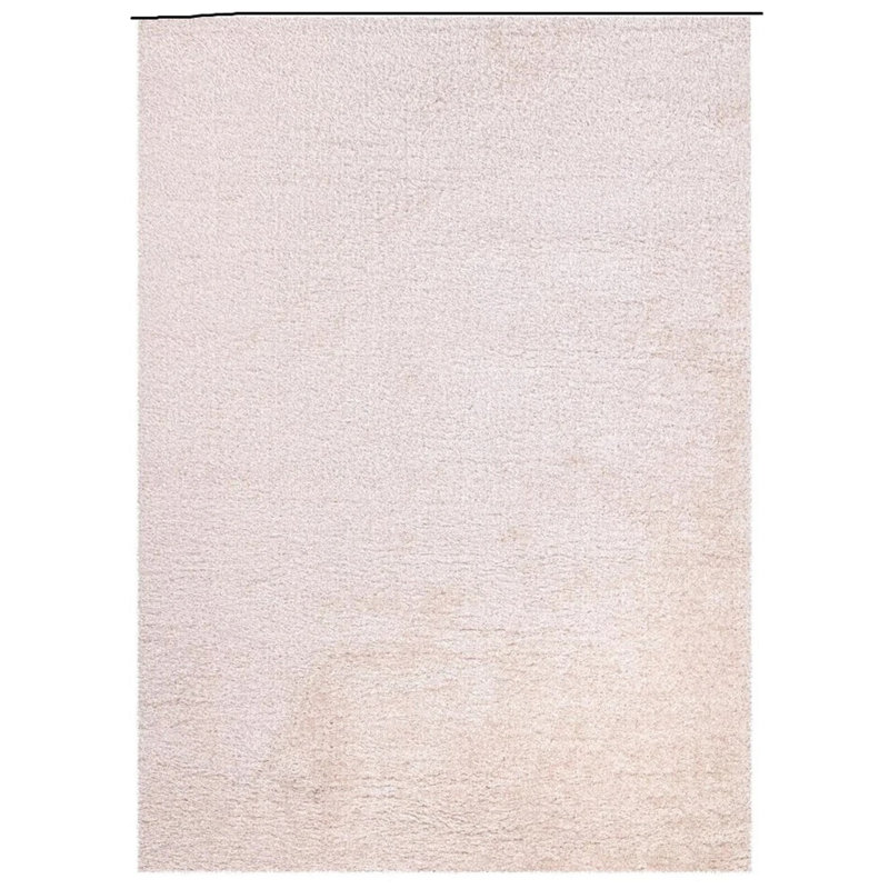 Solid Colour Shag Area Rug, Rectangle 120 x 170cm