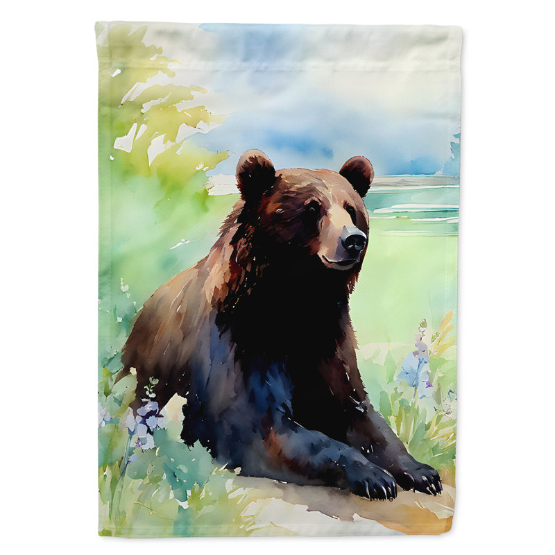 Drapeau du jardin de l'ours noir américain