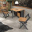 Ensemble de salle à manger 5 pièces pliable avec 4 chaises Portrain-332536154