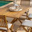 Nayoun 4 - Person Wood Patio Dining Set with Rectangular Table-1015810124-1015810125