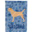 Caniche en polyester à 2 côtés 40 x 28 po standard welcome drapeau maison-957493092