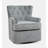 Ines 30'' Wide Tufted Swivel Armchair-1385787497