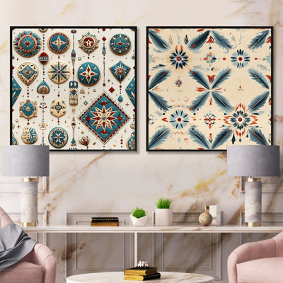 Zaina - Abstract Collages Square Collage Set Of 2