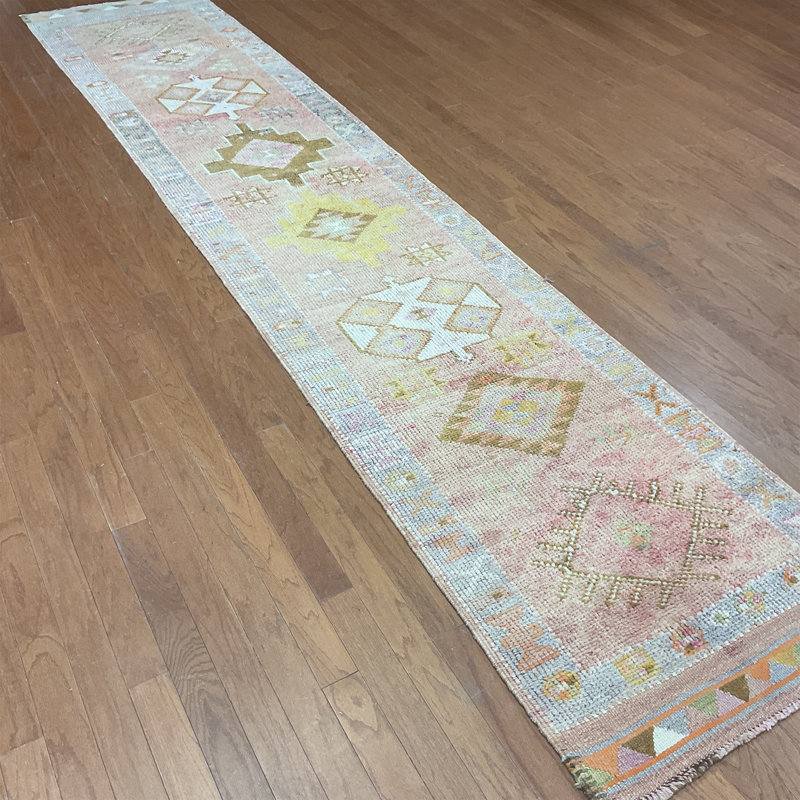 Dakota Fields Handmade Turkish Oushak Wool Runner