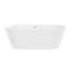 Baignoire de trempage autoportante en acrylique de 59 po x 29,5 po Iris-83841425