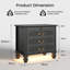 65cm W Manufactured Wood Bedside Table-125129437
