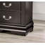 Commode à finition cerisier foncé 1Pc-577938100
