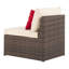 Chaise de patio avec coussins Buchholtz