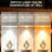 Rechargeable Motion Sensor Night Light, 3 Color Modes Dimmable LED Pebble Light