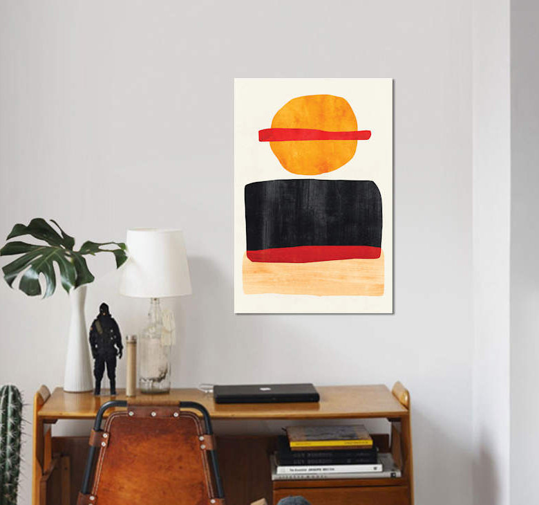 «Skyline» par Tracie Andrews, impression sur toile tendue, H 60 po x l 40po x P 1,5 po, Toile tendue, Pas de tapis