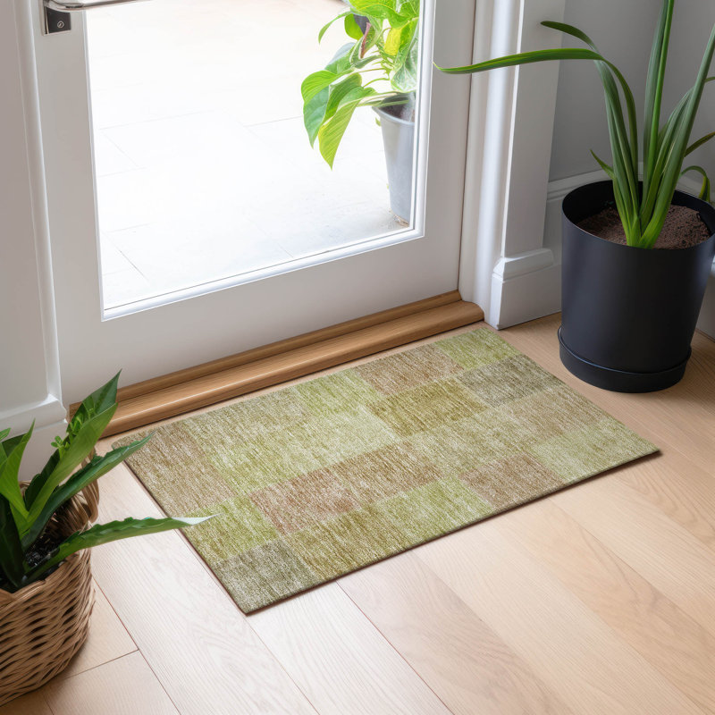 Fareham Washable Patchwork Indoor / Outdoor Rug, Rectangle 1'8" x 2'6"