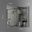 Surface Mount Frameless Medicine Cabinet with 2 Adjustable Shelves and LED Lighting