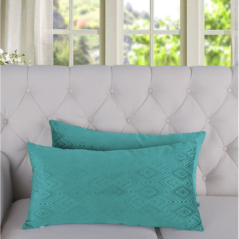 Rectangular Lumbar Cushion Cover, North Sea