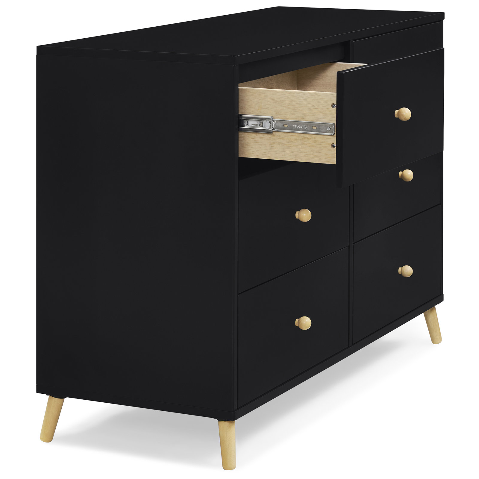 Delta Children Essex 6 Drawer Dresser, Black