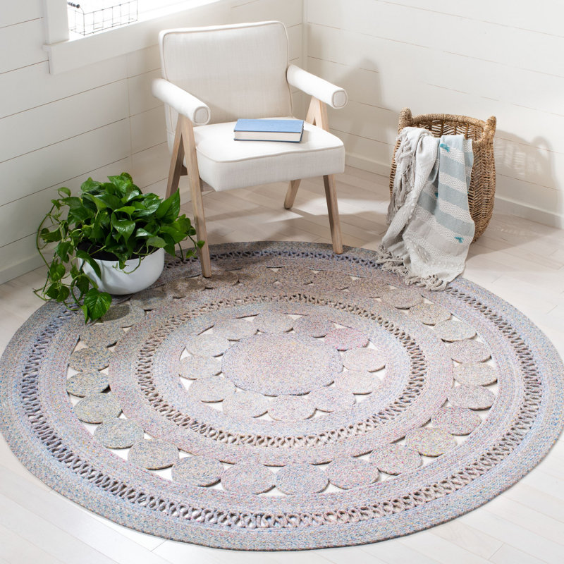 Dugan Hand Woven Performance Rug, Round 4'