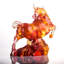 Ox Sculpture Easterly Winds Crystal Figurine