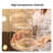 360° Rotating Clear 11.81" Makeup Organizer