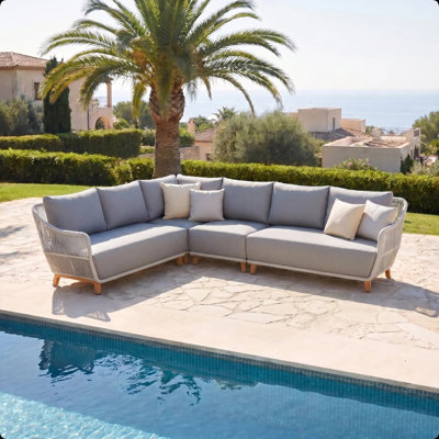 6 - Person Outdoor Seating Group With Cushions