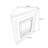 Beige Solid Wood Electric Fireplace-2045191168