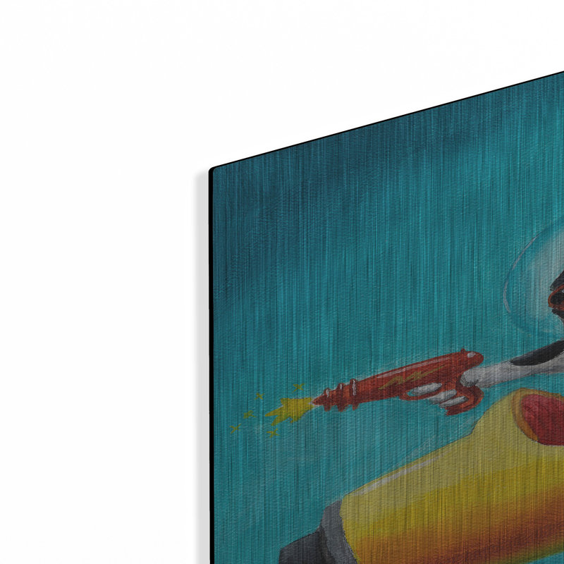 " Rocket Blue " by Brian Rubenacker, 36" H x 24" W