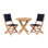 Stella Teak 3 Piece Bistro Set