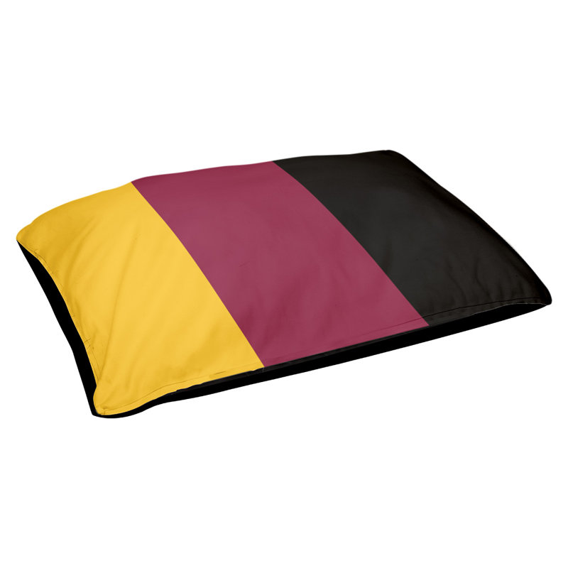 Coussin pour chien Arizona Tempe, Moyen (l 28 po x P 18 po x H 6 po), Jaune / marron / noir
