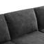 Canapé modulaire en U avec repose-pieds, 110 po x 72 po, chenille douce, sans assemblage, 6 sièges, pour salon et chambre à coucher-1837526037