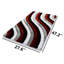 Tapis pour salle de bain Rhythm Wave