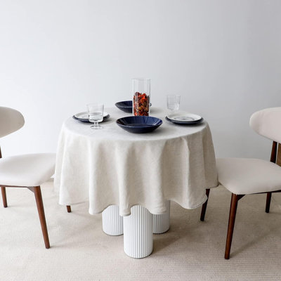 Nappe texturée 100% lin