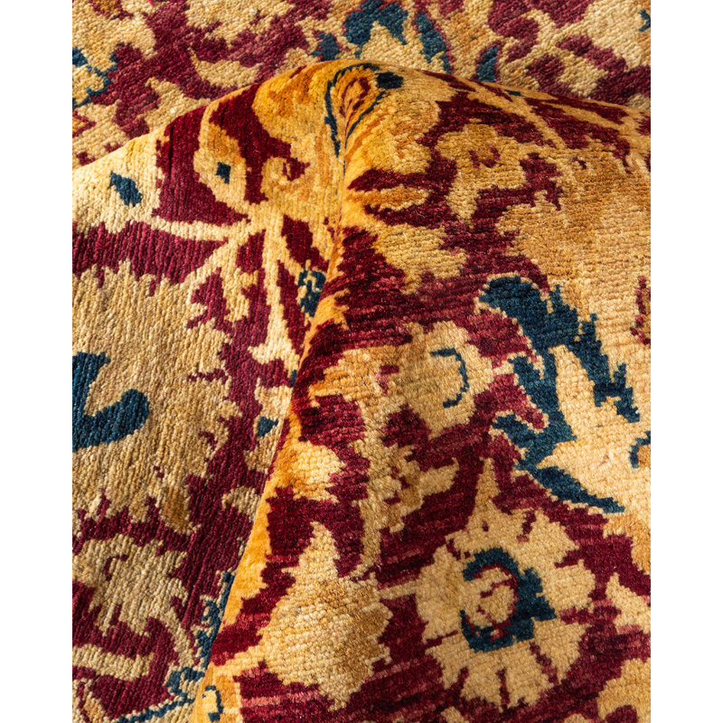 Classic One-of-a-Kind 6'2" x 9' Hand Knotted Area Rug