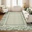 Tapis Toile de Jouy lavable à la machine – Tapis à motif champêtre français, ultra doux, antidérapant et ne peluche pas-893397332-893397334