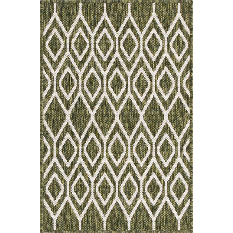 Geometric Area Rug, Rectangle 66 x 91cm