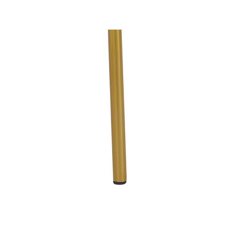 Boghos 44cm H Metal Slat Back Armchair, Gold