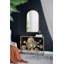 Console de 38,8 po Trystian, table de vestibule, table de couloir avec plateau en miroir