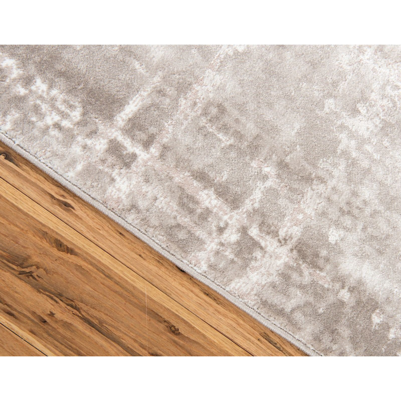 Heights Abstract Indoor Rug, Rectangle 4' x 6'
