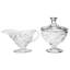Dublin Crystal Sugar Holder and Creamer Set