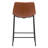 Upholstered Counter Stool with Steel Frame-792887141