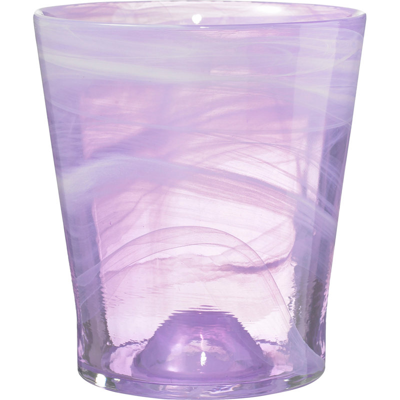 Glass Cachepot, Purple