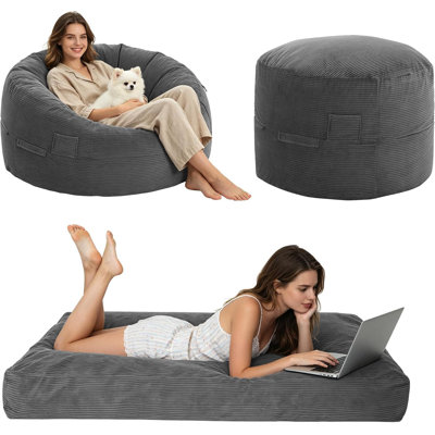 Fauteuil-sac géant, fauteuil-sac convertible