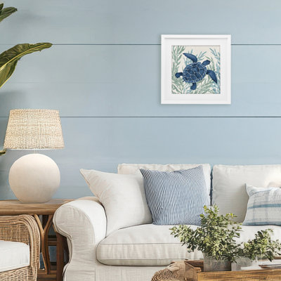 Radiant Sea Life, reproduction sous verre encadrée, design par Paul Brent